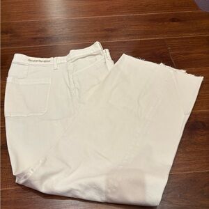 Favorite Daughter Cream Fabric jeans